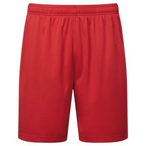 TriDri Childrens/Kids Ion-Charge Performance Shorts / Fire Red